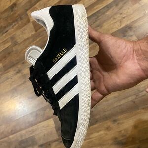 Adidas Gazelle Black and White Sneakers